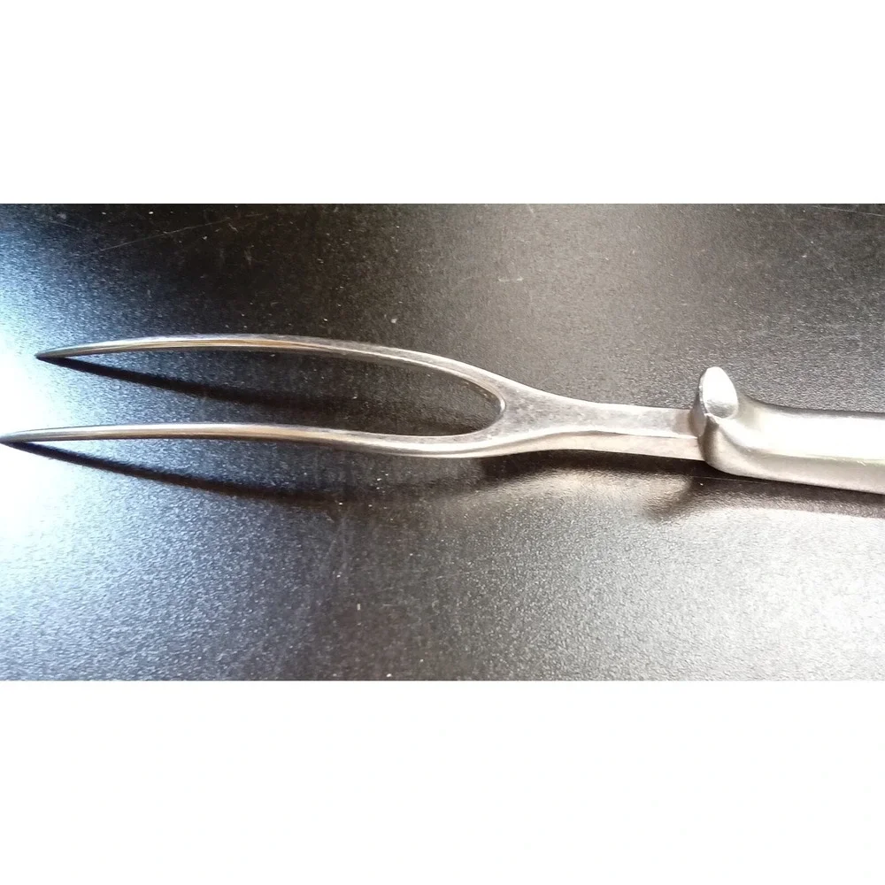 Gerber Siegfried Vintage Carving Fork Chrome‎ Plated Legendary Steel Mid Century